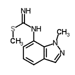 CAS#: 787488-63-5， Methyl N-(1-methyl-1H-indazol-7-yl)carbamimidothioate