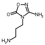 CAS#: 787528-75-0， 3-Amino-4-(3-aminopropyl)-1,2,4-oxadiazol-5(4H)-one
