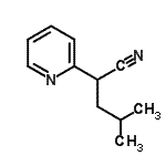 CAS#: 78833-04-2， 4-Methyl-2-(2-pyridinyl)pentanenitrile
