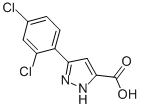结构式 CAS# 78874-27-8, 5-(2,4-二氯-苯基)-4H-吡唑-3-羧酸