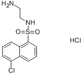 结构式 CAS# 78957-85-4, N-(2-氨基乙基)-5-氯-1-萘磺酰胺盐酸盐