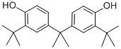 structure of CAS# 79-96-9, 4,4'-Isopropylidenebis(2-Tert-Butylphenol);2-Tert-Butyl-4-[1-(3-Tert-Butyl-4-Hydroxy-Phenyl)-1-Methyl-Ethyl]Phenol;2-Tert-Butyl-4-[1-(3-Tert-Butyl-4-Hydroxyphenyl)-1-Methylethyl]Phenol;2-Tert-Butyl-4-[2-(3-Tert-Butyl-4-Hydroxy-Phenyl)Propan-2-Yl]Phenol