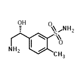 CAS#: 790178-34-6， 5-[(1R)-2-Amino-1-hydroxyethyl]-2-methylbenzenesulfonamide