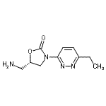CAS#: 790185-93-2， (5S)-5-(Aminomethyl)-3-(6-ethyl-3-pyridazinyl)-1,3-oxazolidin-2-one