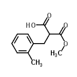 CAS#: 790259-96-0， 3-Methoxy-2-(2-methylbenzyl)-3-oxopropanoic acid