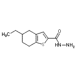 CAS#: 790263-70-6， 5-Ethyl-4,5,6,7-tetrahydro-1-benzothiophene-2-carbohydrazide