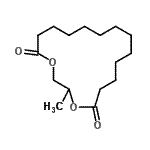 CAS#: 79064-89-4， 2-Methyl-1,4-dioxacycloheptadecane-5,17-dione