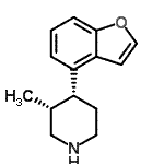 CAS#: 790648-71-4， (3R,4R)-4-(1-Benzofuran-4-yl)-3-methylpiperidine