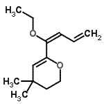 CAS#: 790661-94-8， 6-[(1E)-1-Ethoxy-1,3-butadien-1-yl]-4,4-dimethyl-3,4-dihydro-2H-pyran