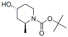structure of CAS# 790667-91-3, (2S,4R)-4-Hydroxy-2-Methyl-1-Piperidinecarboxylic Acid 1,1-Dimethylethyl Ester;1-Piperidinecarboxylicacid,4-Hydroxy-2-Methyl-,1,1-Dimethylethylester,(2S,4R)-(9CI);(2S,4R)-1-Boc-2-Methyl-4-Hydroxypiperidine;(2S,4R)-1-Boc-2-Methyl-4-...