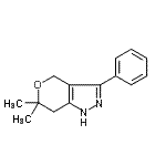CAS#: 790713-74-5， 6,6-Dimethyl-3-phenyl-1,4,6,7-tetrahydropyrano[4,3-c]pyrazole
