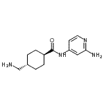 CAS#: 791034-24-7， trans-4-(Aminomethyl)-N-(2-amino-4-pyridinyl)cyclohexanecarboxamide