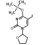 CAS#: 79107-96-3， 5-Fluoro-1-(tetrahydro-2-furanyl)-4-[(trimethylsilyl)oxy]-2(1H)-pyrimidinone