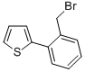 structure of CAS# 791078-04-1, 2-[2-(Bromomethyl)Phenyl]Thiophene;2-(Thien-2-Yl)Benzyl Bromide, 1-(Bromomethyl)-2-(Thien-2-Yl)Benzene;2-[2-(Bromomethyl)Phenyl]Thiophene 95%;2-[2-(BROMOMETHYL)PHENYL]THIOPHENE