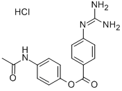 CAS#: 79119-49-6， 4'-Acetamidophenyl 4-Guanidinobenzoate Hydrochloride