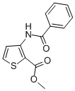 structure of CAS# 79128-70-4, Methyl 3-(Benzoylamino)-2-Thiophenecarboxylate;METHYL 3-(BENZOYLAMINO)-2-THIOPHENECARBOXYLATE