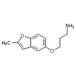 CAS#: 791527-28-1， 3-[(2-Methyl-1-benzofuran-5-yl)oxy]-1-propanamine