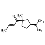 CAS#: 791620-49-0， (2E)-1-[(1R,3S)-3-Isopropyl-1-methylcyclopentyl]-2-buten-1-one