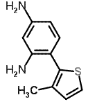 CAS#: 791776-14-2， 4-(3-Methyl-2-thienyl)-1,3-benzenediamine