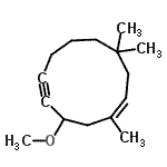 CAS#: 791809-97-7， (1Z)-4-Methoxy-2,10,10-trimethyl-1-cycloundecen-5-yne