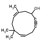 CAS#: 791810-01-0， (5Z,9Z)-7,7,10-Trimethyl-5,9-cycloundecadien-2-yn-1-ol