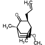 CAS#: 791854-94-9， (1S,3S,4R,8R)-3-Allyl-8-methoxy-1,8-dimethylbicyclo[2.2.2]oct-5-en-2-one