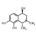 CAS#: 79201-29-9， (1R,4R)-1,2-Dimethyl-1,2,3,4-tetrahydro-4,7,8-isoquinolinetriol