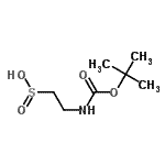CAS#: 792167-97-6， 2-({[(2-Methyl-2-propanyl)oxy]carbonyl}amino)ethanesulfinic acid