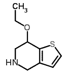 CAS#: 792851-97-9， 7-Ethoxy-4,5,6,7-tetrahydrothieno[3,2-c]pyridine
