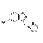 CAS#: 792871-08-0， 5-Methyl-3-(1H-1,2,4-triazol-1-ylmethyl)-1,2-benzoxazole