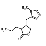 CAS#: 792934-17-9， 4-[(1-Methyl-1H-imidazol-5-yl)methyl]-3-propyldihydro-2(3H)-furanone