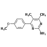 CAS 登录号：792942-46-2， 4-(4-甲氧基苯基)-5,6-二甲基-2-嘧啶胺