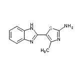CAS#: 793654-31-6， 5-(1H-Benzimidazol-2-yl)-4-methyl-1,3-thiazol-2-amine