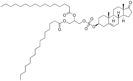 CAS#: 79390-57-1， [3-[[(3S,8R,9S,10R,13S,14S)-10,13-Dimethyl-17-Oxo-1,2,3,4,7,8,9,11,12,14,15,16-Dodecahydrocyclopenta[a]Phenanthren-3-Yl]Oxysulfonyloxy]-2-Hexadecanoyloxypropyl] Hexadecanoate