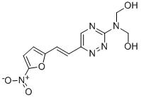 CAS#: 794-93-4， 6-(5-Nitro-2-furylvinyl)-3-(dihydroxydimethylamino)-1,2,4-triazene