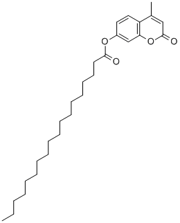 CAS 登录号：79408-85-8， 4-甲基伞形酮基硬脂酸酯