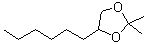CAS#: 79413-15-3， 4-Hexyl-2,2-dimethyl-1,3-dioxolane