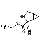 CAS#: 79444-39-6， Ethyl 2-cyano-3-azabicyclo[3.1.0]hexane-2-carboxylate
