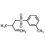 CAS 登录号：794533-45-2， 1-甲基-3-[(2-甲基-3-丁烯-1-基)磺酰基]苯
