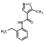CAS#: 794549-48-7， N-(2-Ethylphenyl)-5-methyl-1,2-oxazole-4-carboxamide