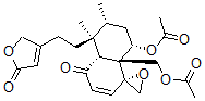 CAS#: 79495-91-3， [(1S,3R,4S,4aR,8R,8aR)-8a-(Acetyloxymethyl)-3,4-Dimethyl-5-Oxo-4-[2-(5-Oxo-2H-Furan-3-Yl)Ethyl]Spiro[1,2,3,4a-Tetrahydronaphthalene-8,2'-Oxirane]-1-Yl] Acetate