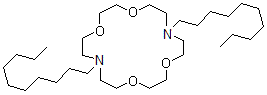 CAS#: 79495-97-9， 1,10-Didecyl-1,10-diaza-18-crown-6