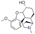 结构式 CAS# 795-38-0, (-)-二氢异可待因