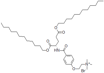 CAS#: 79508-19-3， 2-[4-[[(2S)-1,5-Didodecoxy-1,5-Dioxopentan-2-Yl]Carbamoyl]Phenoxy]Ethyl-Trimethylazanium Bromide