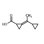 CAS#: 79521-22-5， (2E)-2-(1-Cyclopropylethylidene)cyclopropanecarboxylic acid