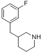 结构式 CAS# 795261-46-0, 3-(3-氟-苄基)-哌啶
