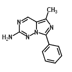 CAS#: 795268-96-1， 5-Methyl-7-phenylimidazo[5,1-f][1,2,4]triazin-2-amine
