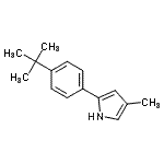 CAS#: 795274-75-8， 4-Methyl-2-[4-(2-methyl-2-propanyl)phenyl]-1H-pyrrole