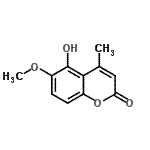 CAS#: 795280-55-6， 5-Hydroxy-6-methoxy-4-methyl-2H-chromen-2-one
