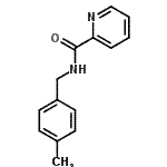 CAS#: 795283-79-3， N-(4-Methylbenzyl)-2-pyridinecarboxamide